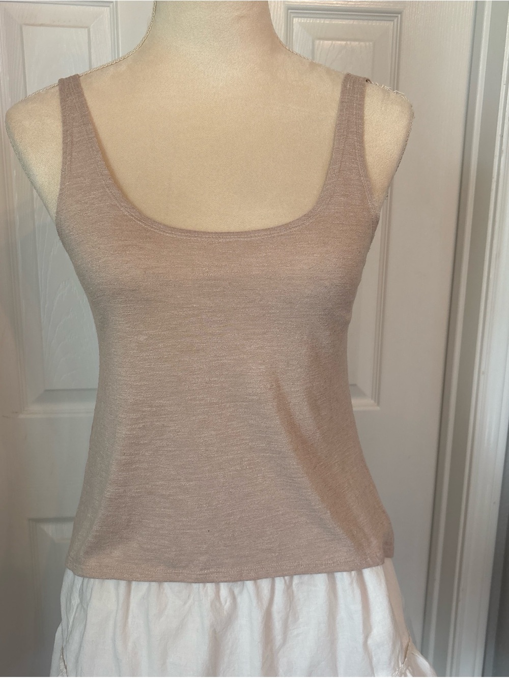 Wet Seal Taupe Scoop Neck Tank